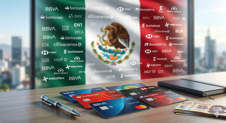 Las mejores tarjetas de crédito en México en 2026 (comparativa real)
